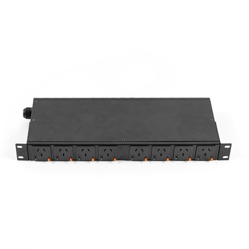 8-výstupový horizontálny istič snímača TCP/IP eco Smart Rack Pdu 1U