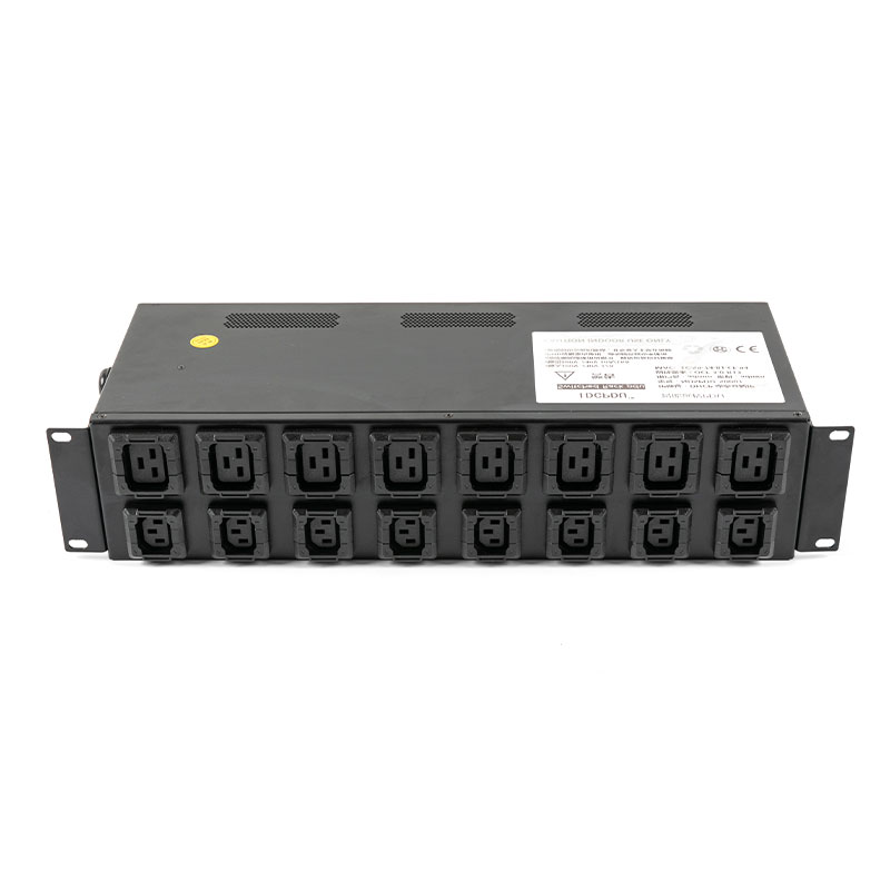 16-zásuvka C13 C19 2U Vertikálny istič snímača TCP/IP eco Smart Rack Pdu